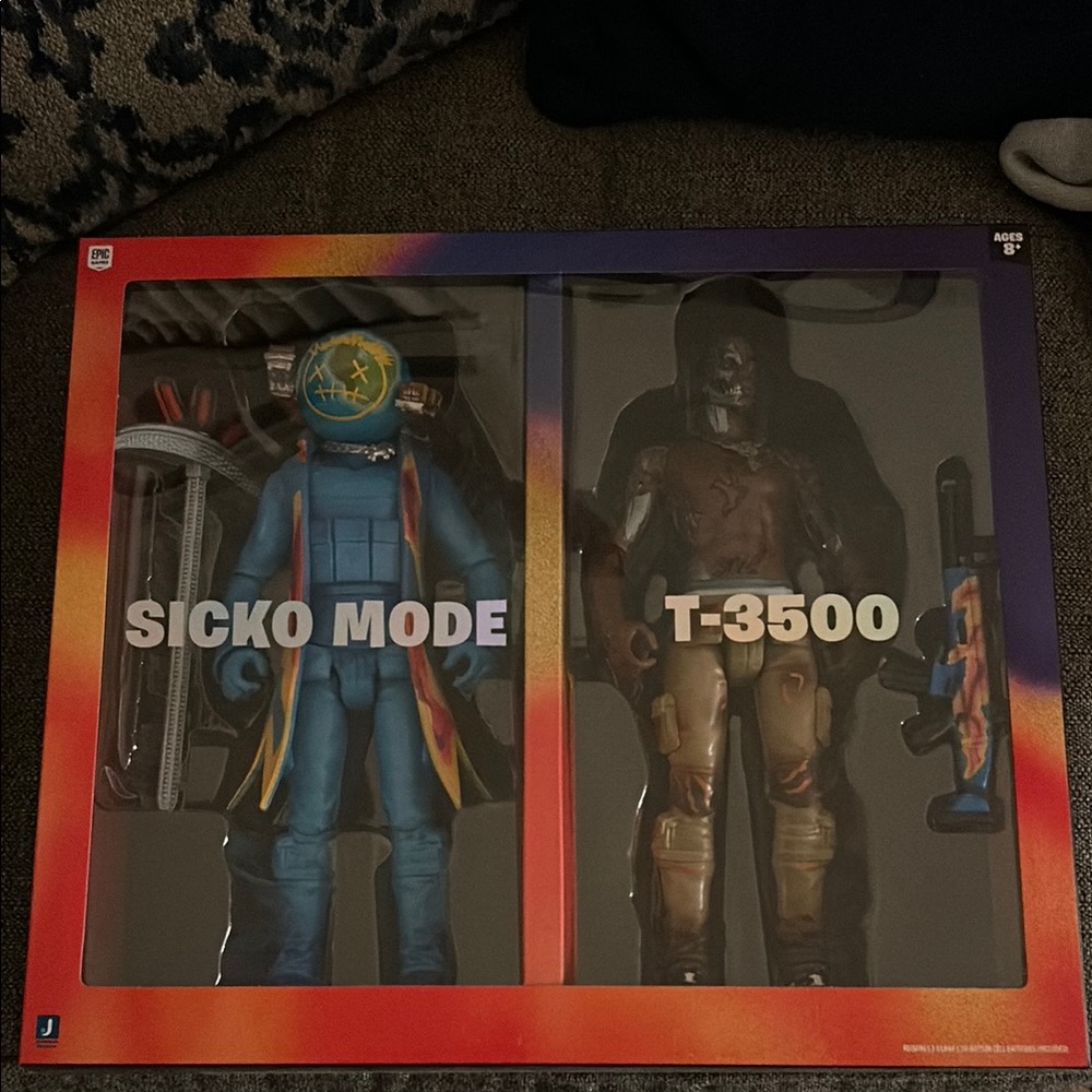 Travis Scott Cactus Jack Fortnite 12 Inch Action Figure Duo Set